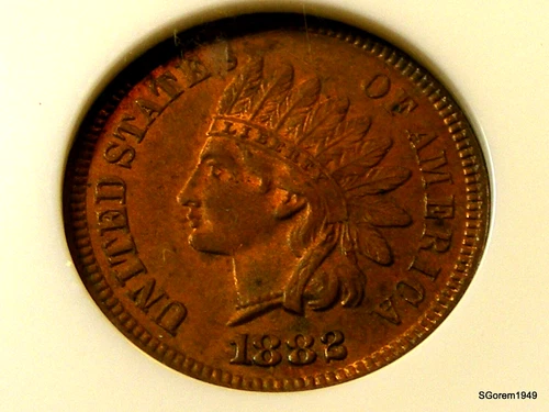 1882 INDIAN HEAD CENT * NGC 64 RED BROWN * NICE PENNY *