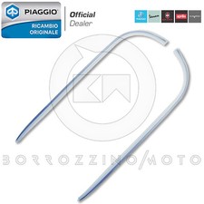 COPPIA PROFILI BORDO SCUDO IN ALLUMINIO PER PIAGGIO VESPA ET4 125 1999-2002