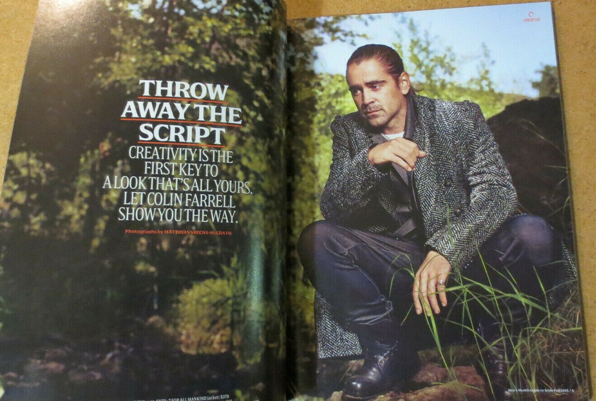 Men's Health Magazine Colin Farrell Steve Cook Jessica Alba | eBay