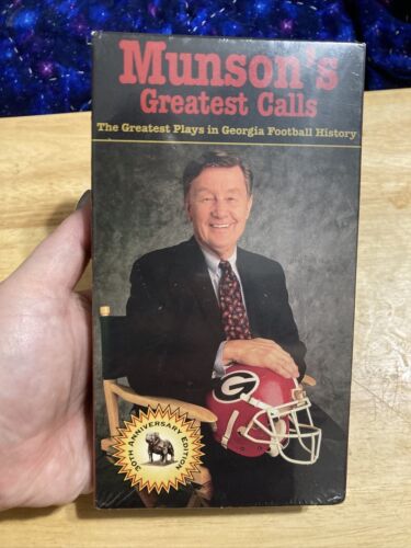 Munson's Greatest Calls RARE SEALED VHS Football Georgia Bulldogs UGA 1995 CE - Afbeelding 1 van 4
