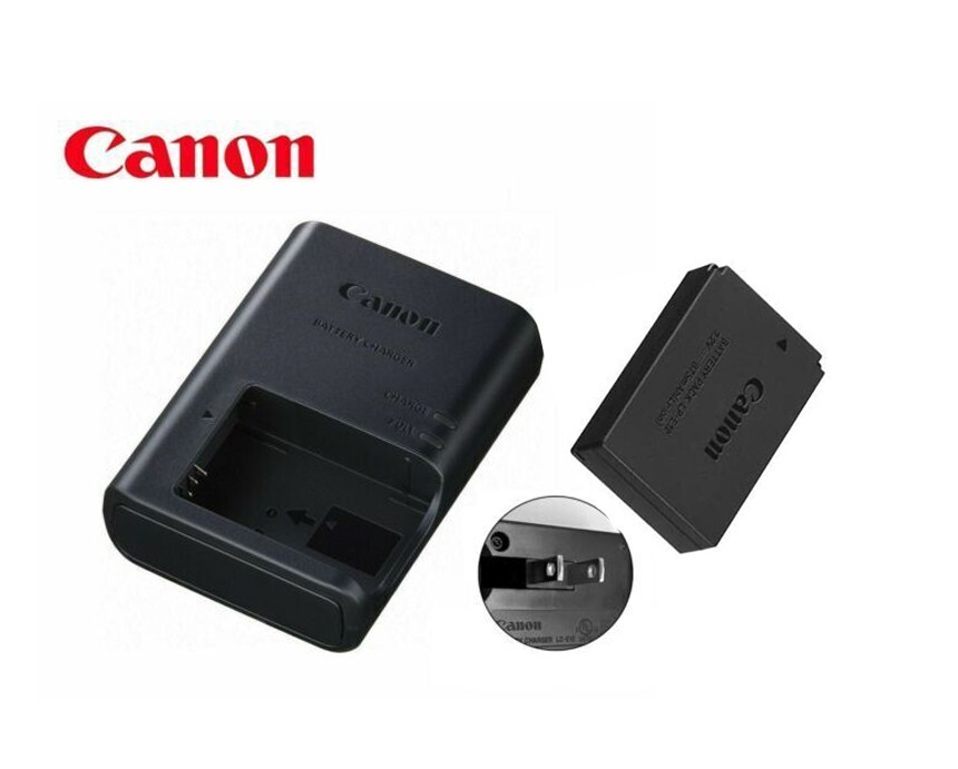 GENUINE Canon LCE12 with LPE12 Charger and Battery Kit Matching Set