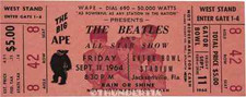 FIFTY BEATLES TICKETS FULL UNUSED reprints CONCERT scrapbooking GREAT ASSORTMENT