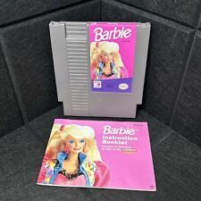 Barbie NES Game Cartridge with Manual Tested Authentic Nintendo