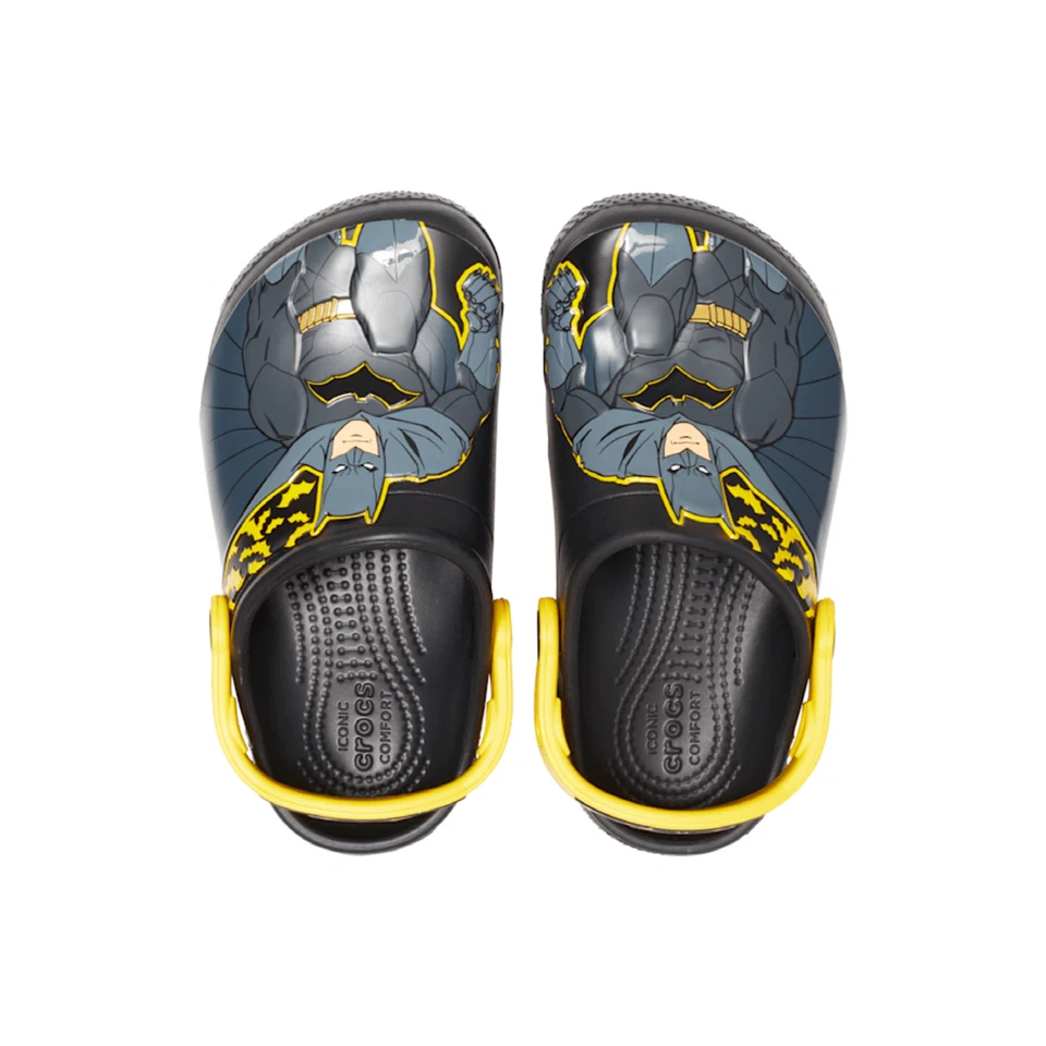 Nuevo zueco Crocs niño divertido laboratorio icónico Batman 205514-001 negro EE. UU. C5 - C7 TAKSE Foto 3 de 4