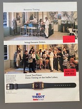 1988 Tissot TwoTimer 80s retro Vintage Watch Ad Werbung Reklame