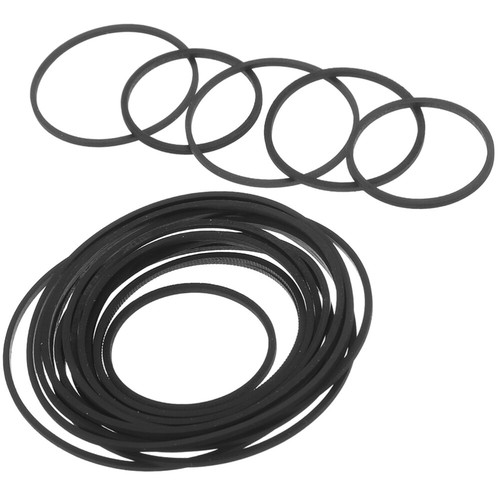 60 Pcs Ceinture Radio De Tourne-disque Courroies En Caoutchouc Pour Flûte À Bec - Afbeelding 10 van 12