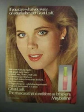 1983 Maybelline Great-Lash Mascara Ad - If You Care