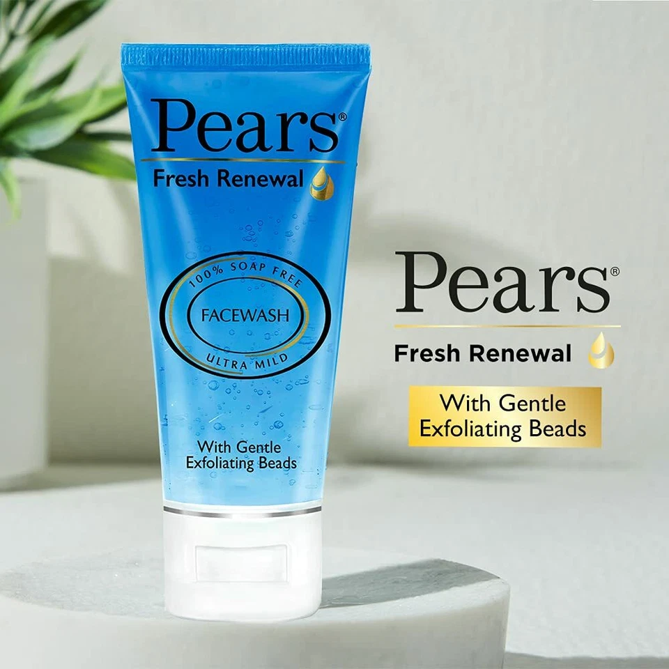 Pears Fresh Renewal Face Wash Gentle Ultra Mild For All Skin Types -60Gm - Image 3 of 4