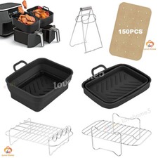 Ninja AF400UK Liners Dual Air Fryer Silicone Accessories Reusable Non Stick