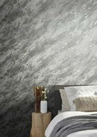 Vliestapete Beton Optik Used Look Struktur Grau Silber Metallic 34901 (9,94€/1Qm