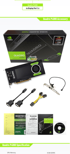 [Leadtek]Quadro P4000 D5 8GB Leaders Pascal Architecture/VR/Rendering/Simulation - Picture 11 of 12
