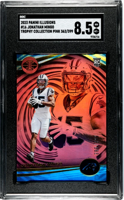 Jonathan Mingo Panini Illusions #16 Trophy Collection-Signature-Goldpro