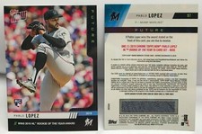 Pablo Lopez RC 2019 Topps Now Future Award Winners NL ROY 10-Card Set - BASE
