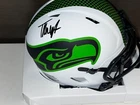 Tyrice Knight Seahawks Auto Signed Lunar Mini Helmet Beckett Witness Hologram .