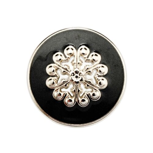 5pcs Snowflake Metal Buttons for Sewing, DIY Crafts, Decorative Coat Buttons - Picture 6 of 6