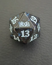 Wilds of Eldraine Black/Blue MTG D20 Spindown Lifecounter Set Dice Die Magic