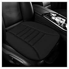 Black Memory Foam Car Seat Cushion, 1.2" Thick Comfort Driver Seat Pad