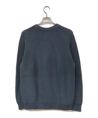 BATONER Signature Crew Neck Sweater Size: 3 Green BN-24FM-037 Men