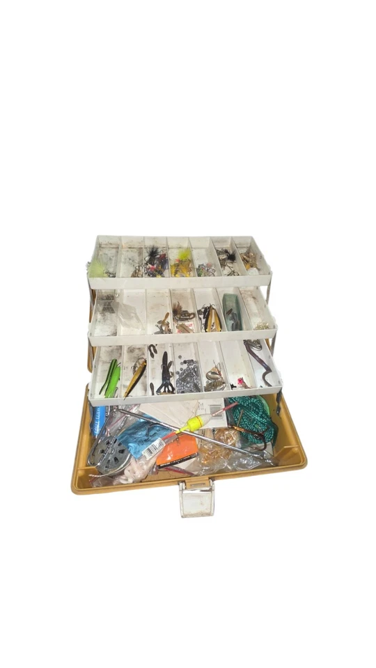 Riesiges 10 Pfund gemischtes Angelgerät Set - Köder, Spinner, Frösche, Bluegill Köder + mehr - Bild 3 von 4