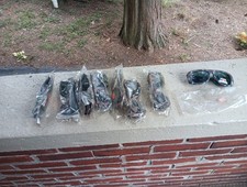 VINTAGE LOT OF SUNGLASSES 8 PAIR POLARIZED GLARE BLOCKING CAMO  BLACK NOS NEW