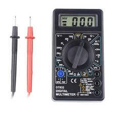 DT832 Compact Digital Multimeter with LCD Display for Educational and Field Use