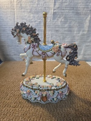 San Francisco Music Box Co. Lara's Theme Carousel Horse Music Box 