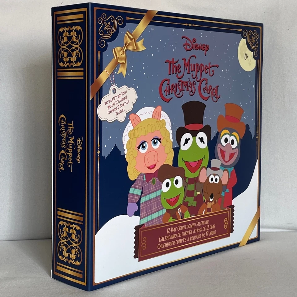 Disney 2025 The Muppet Christmas Carol 12 días cuenta regresiva calendario peluche WDW ¡NUEVO! Foto 2 de 3
