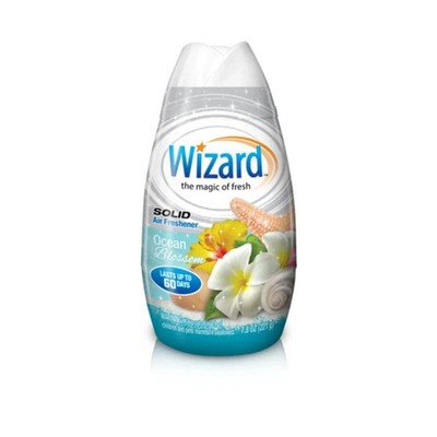 Wizard Solid Air Freshener Ocean Blossom 12 Lots