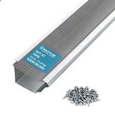 RAPTOR GUTTER GUARD – Stainless Steel 6" - 48FT, Mill Finish - Super 6 Inches
