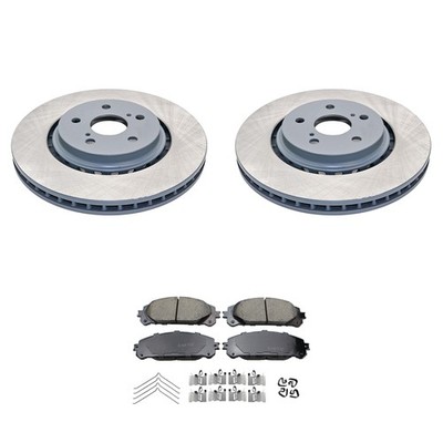 DuraGo Front Rotors Akebono ProACT Ceramic Brake Pads Kit For Avalon NX250 NX350