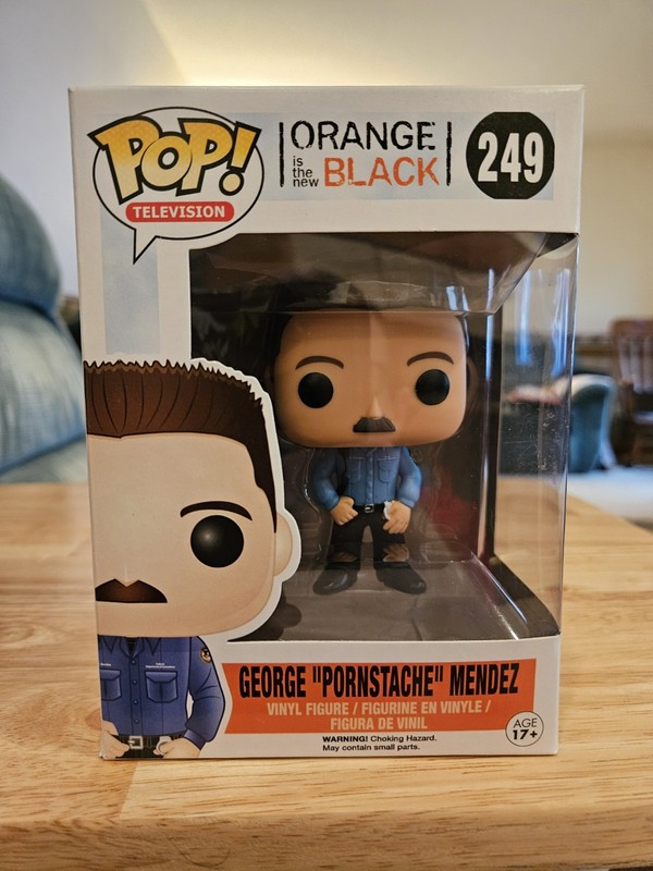 Funko Pop! Vinyl: George Pornstache Mendez #249 Oitnb Prison Guard Figure