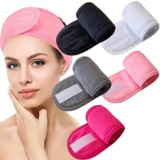 5pcs Women's Adjustable Spa Bath Shower Makeup Wash Face HairBand Headband Tools