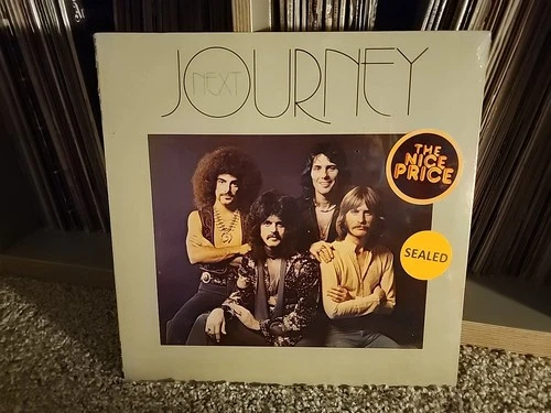 Journey Next SEALED 80's Vinyl PC 34311 LP Happy Sticke Hard Prog Rock