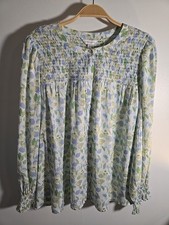 NWT Crown & Ivy Soft Button Down Shirt Blouse Size 2X Ruffle Hem Sleeve $74.50