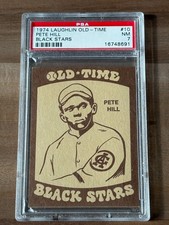 1974 Laughlin Old Time Black Stars Baseball #10 Preston Pete Hill- PSA 7