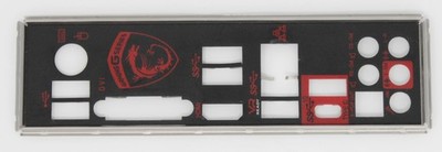 MSI B350 Gaming Pro Carbon - ATX Blende Slotblende IO Shield Slotblech (#12814)