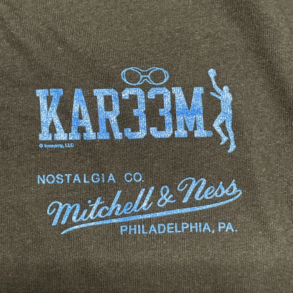 Mitchell & Ness Kareem Abdul Jabbar T-Shirt Men’s M Blk Dropping Knowledge NWOT - Image 3 of 4