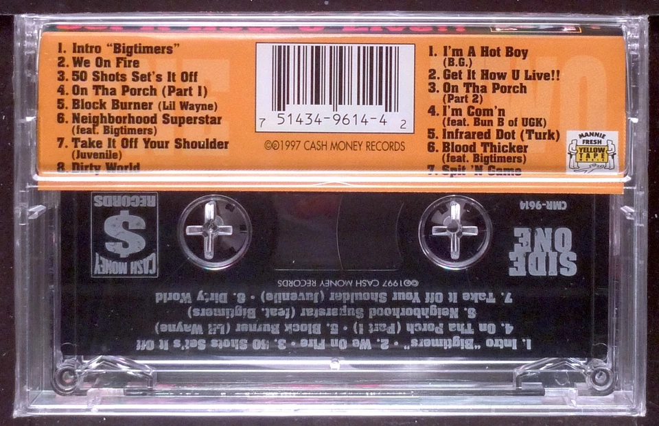 Hot Boys – Get It How U Live!! CASSETTE CASH MONEY RAP 1997 SEALED OOP - Image 2 of 3