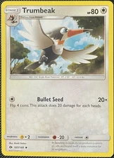 Trumbeak 107/149 SM Base Set Regular - Pokémon Card