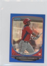 2013 Bowman Chrome Minis Blue Refractor 20/99 Michael Taylor #34 0a1