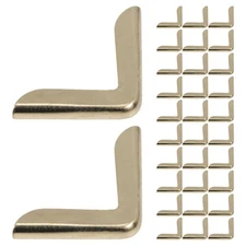  100 Pcs Triangle Corner Protector Corners Guard Photo Album Metal Cover
