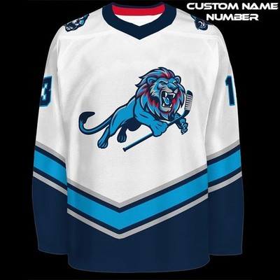 FOR KID Personalized Pee Dee IceCats Hockey Shirt 2025-26 Away Version Fan Gear