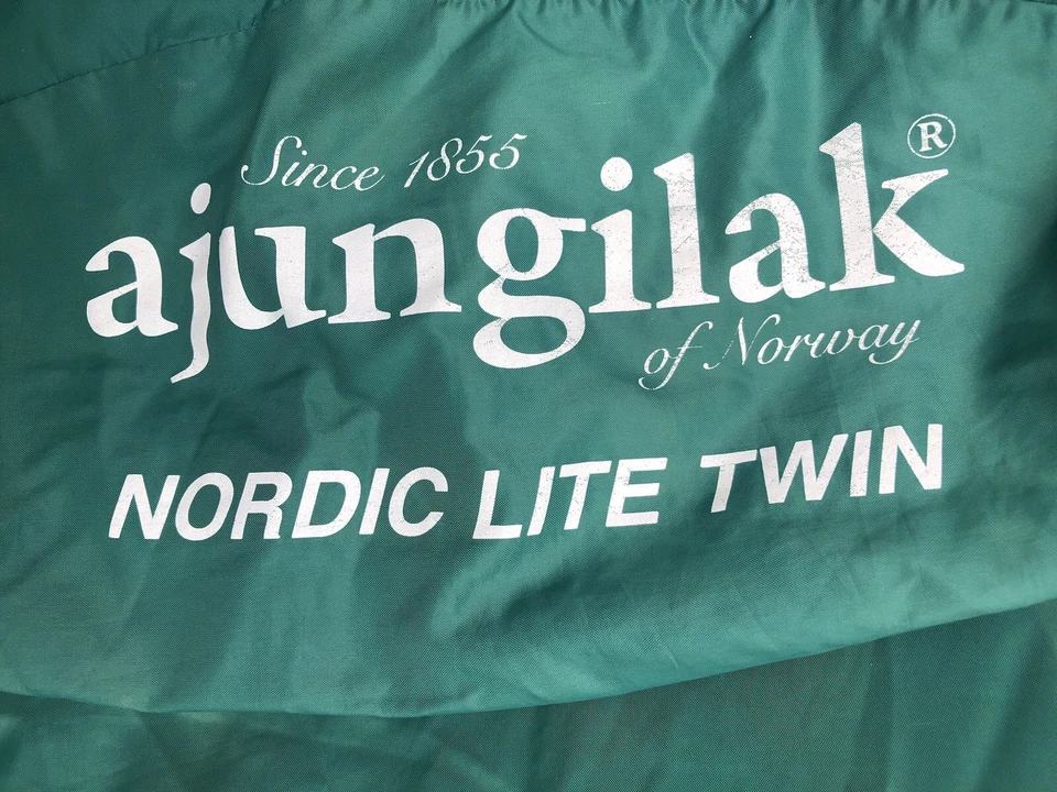 Ajungilak of Norway Schlafsack Nordic Lite Twin 190cm grün navy Thermofüllung - Bild 4 von 4