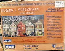 IHC Homes of Yesterday & Today-Gingerbread Houses Kit HO-SEALED/NIB