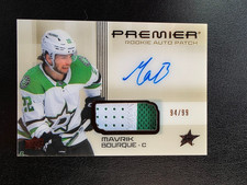 2024-25 Upper Deck Hockey Premier Mavrik Bourque Rookie Patch Autograph 94/99