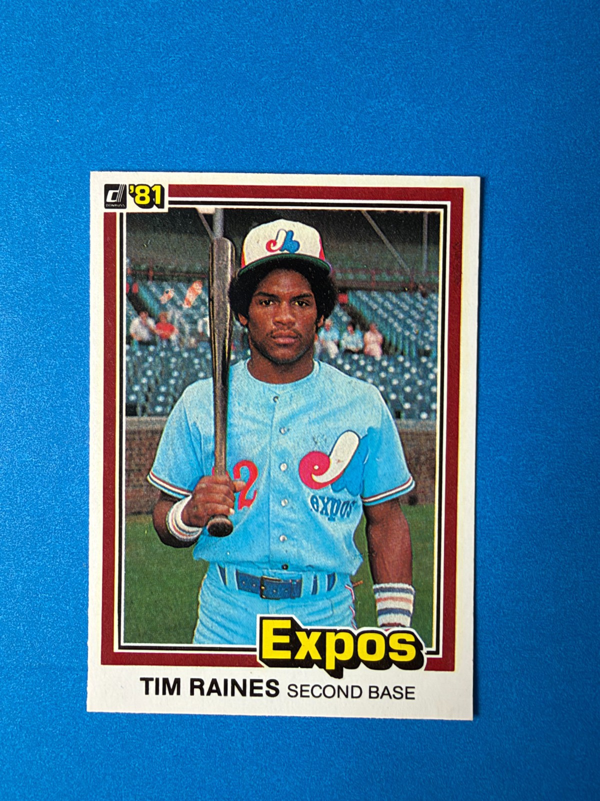 1981 Donruss - Tim Raines #538 (RC) NM/MT