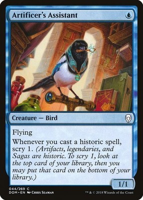 [MTG] Artificer's Assistant (044) (DOM) LP-HP