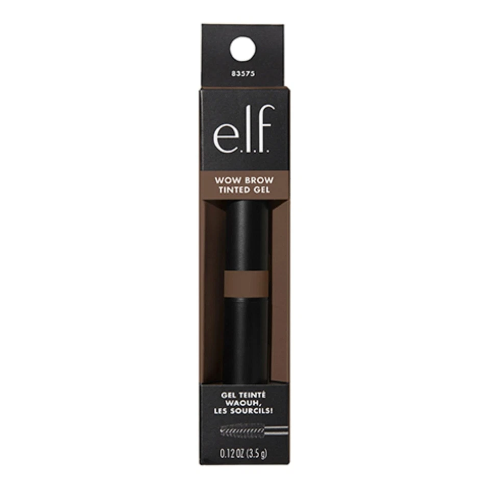 e.l.f. Wow Brow Gel, Volumizing Wax-Gel, Brunette, Buildable Formula - Image 4 of 4