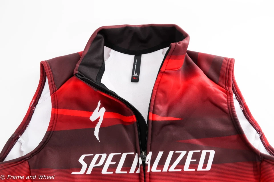 Specialized Sleeveless Cold Weather Cycling Vest M polyester women red black - Image 2 of 4