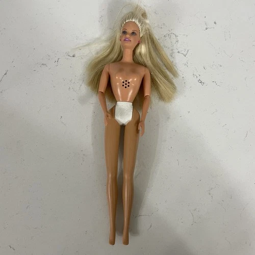 Vtg SPANISH TEACHER BILINGUAL Maestra BARBIE Doll 29408 Nude WORKS! See Video
